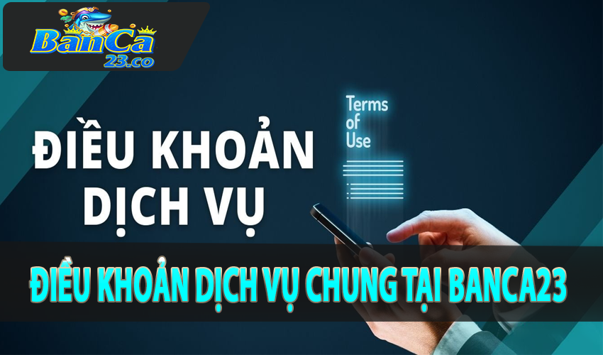 Điều khoản dịch vụ chung tại banca23